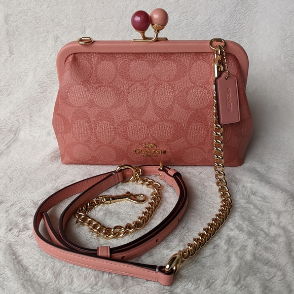 Coach Handbags - NWOT Coach Nora Kisslock Crossbody Bag